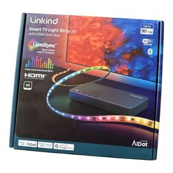 Linkind Smart TV Light Strip w/ HDMI Sync Box 90" (LS0(contact info removed)67), NEW in box!