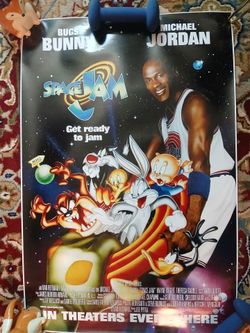 Michael Jordan space jam poster