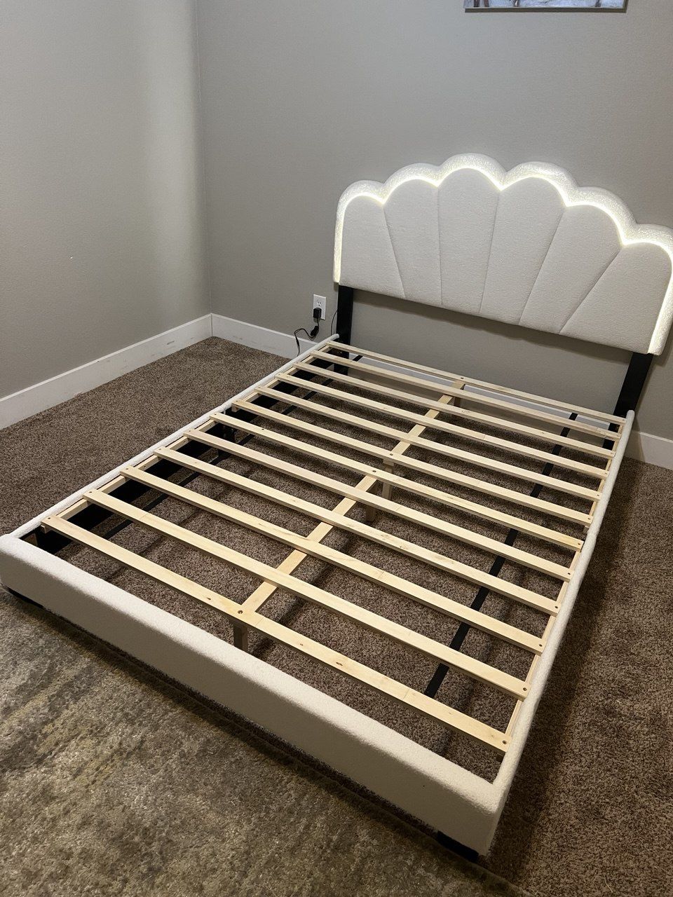 White Queen Size Bed Frame