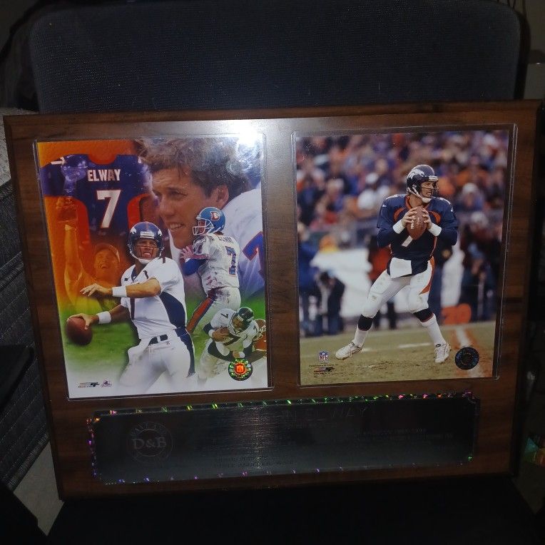 John Elway Plaque