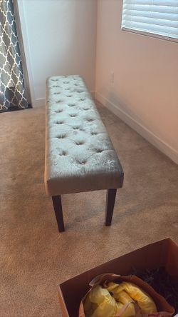 Z Gallerie Tufted Bench