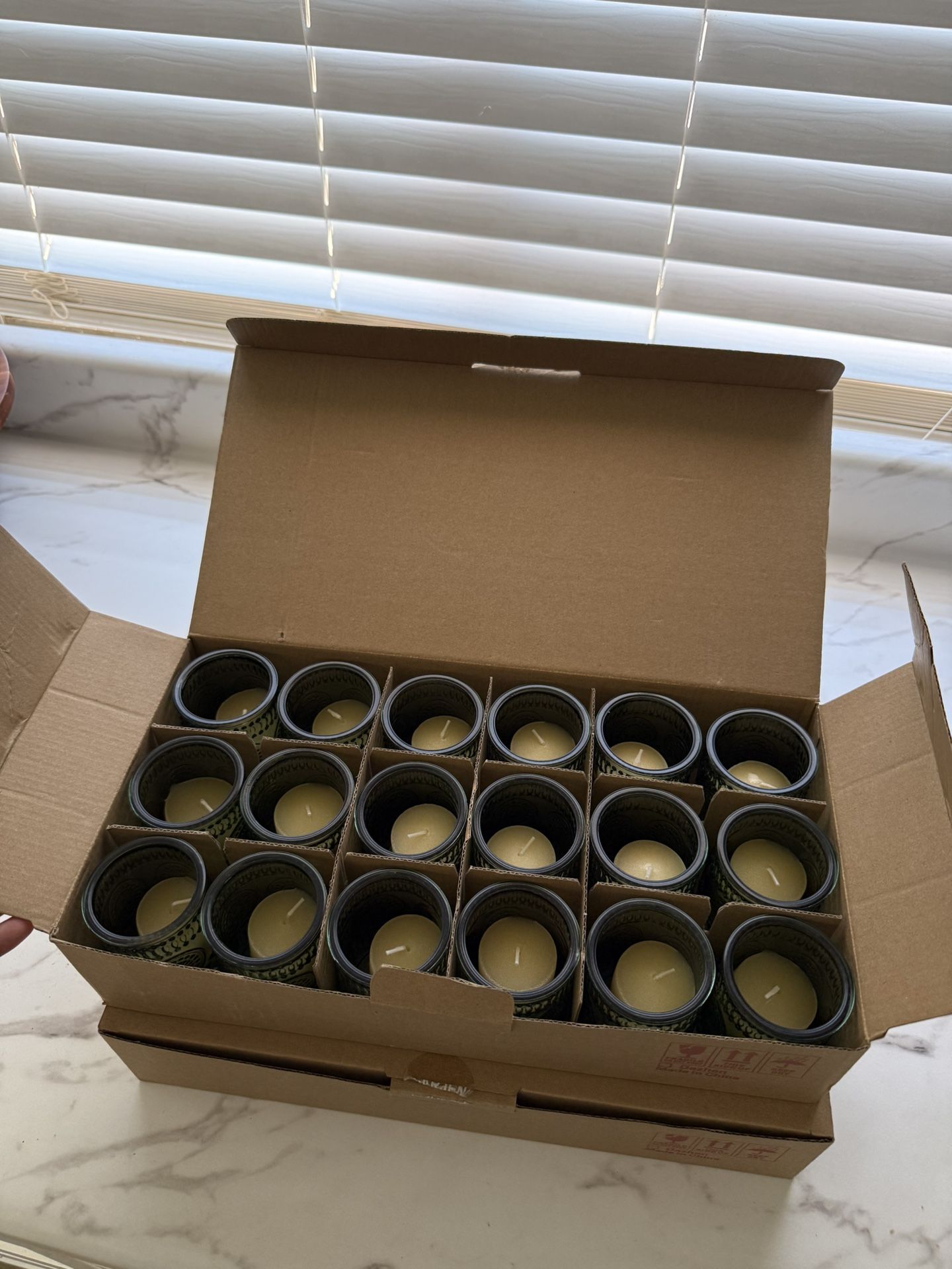 36 Candles With Candle Holder