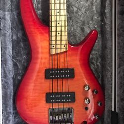 Bass Guitar-Ibanez SR400EQM Quilted Maple Neck W/ Gator LED  Case - $399 - OBO