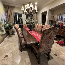 Dinning Table set All Solid Wood