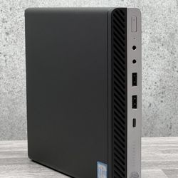 Intel Core i7 HP EliteDesk PC 16 GB RAM 256 GB SSD USB C Port/Wi-Fi & Bluetooth Wireless Windows 11 Professional 
