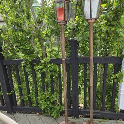 Garden Candle Stands Solid Brass New
