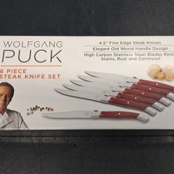 Wolfgang Puck Steak Knives Set - New In Box NIB