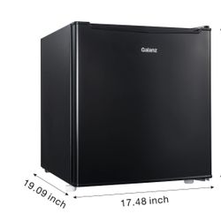 Galanz 1.7 Cu. Ft. One-Door Mini Refrigerator – Black (New)