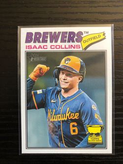 Isaac Collins 2026 Topps Heritage Base Card #102
