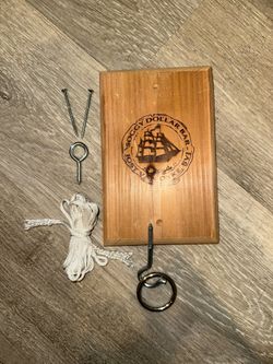 New Soggy Dollar Hook & Ring Game / Ring Toss - Bar Decor / BVI Souvenir