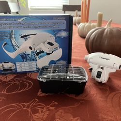 NEW Rechargeable Lighted Headband Magnifier
