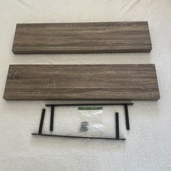Floating shelves