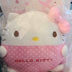 Hello kitty plushie pillow