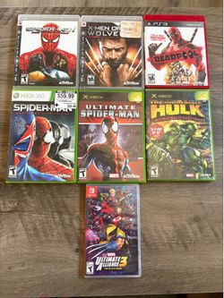 Marvel Game Collection (prices below)