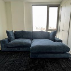 Lonsdale Blue sectional 3 Piece Sectional