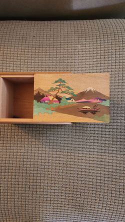 Mid century Japanese puzzle box