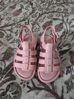 Girls Mini Melissa Pink Sandals