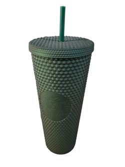 24oz Green Starbucks Tumbler