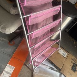 Pink Shoe Rack For Door