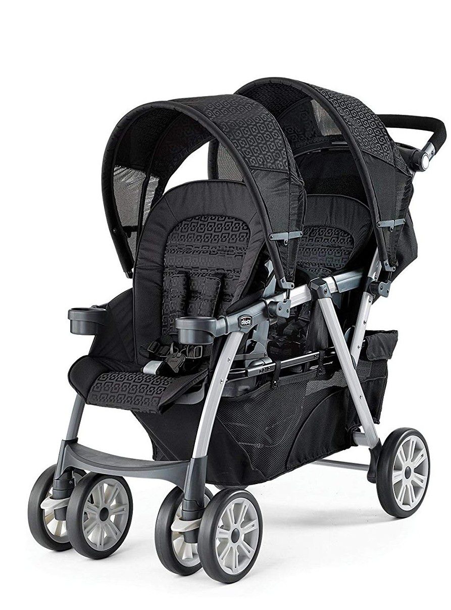 Chicco Cortina Together Double Stroller, Ombra Brand New