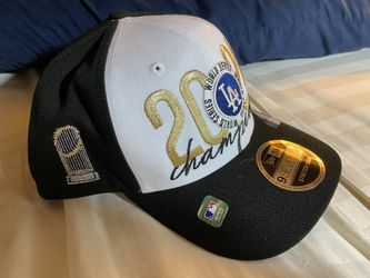 Dodgers World Series Champions 2024 locker room hat