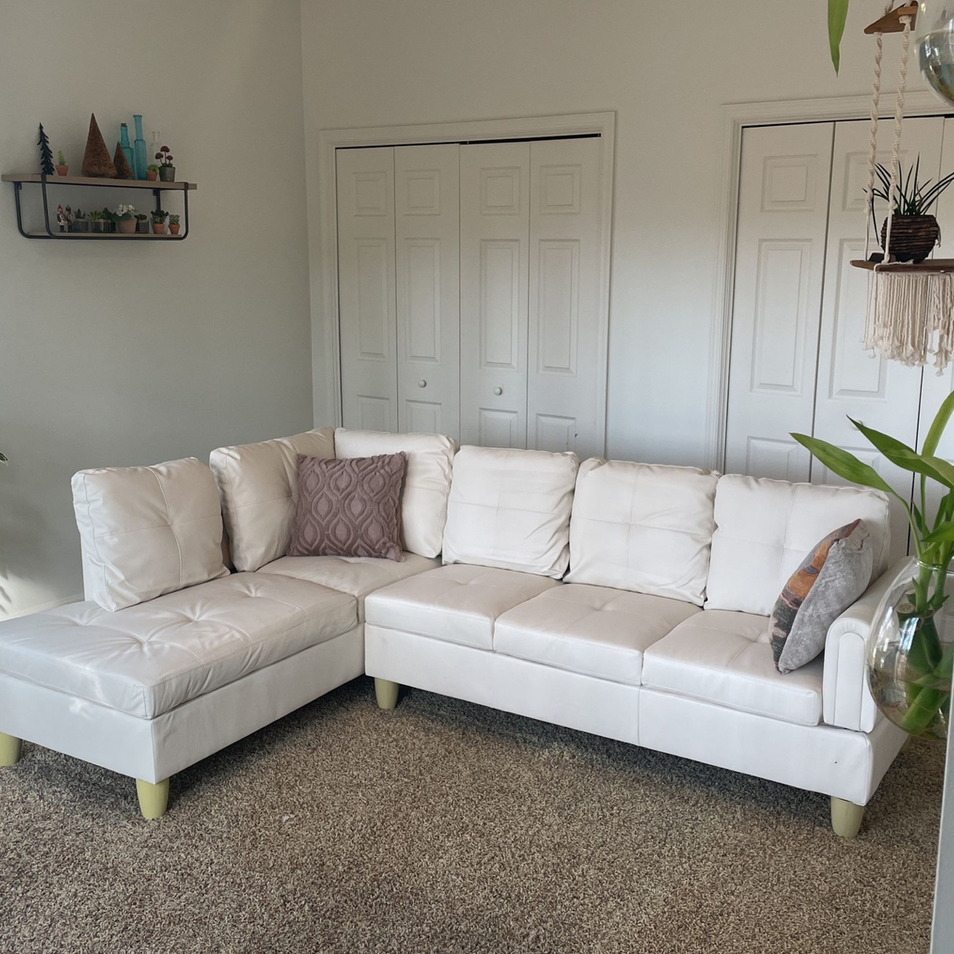 Sectional Sofa Off White