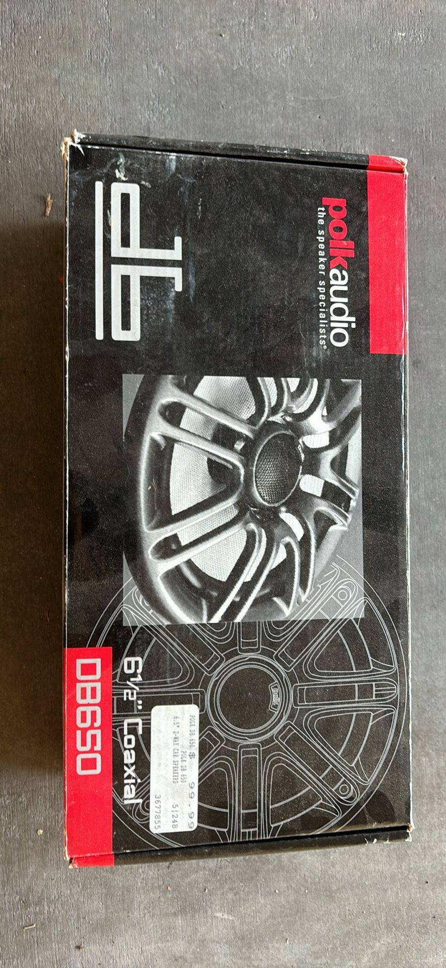 Like new Polk audio 6.5in speakers coaxial Db650