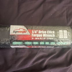 Brand New 1/4” Torque Wrench 