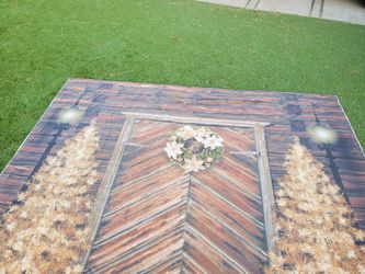 3 Piece Christmas Backdrop Set: 2 Vertical (Wall)1 Floor $270
