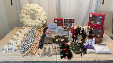 Large Lot of Christmas Holiday Decorations