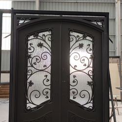 Front Door, Wrought Iron Doors