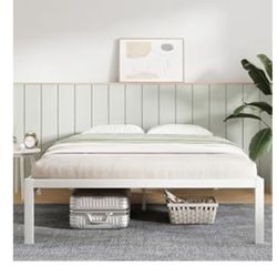 Queen Bed Frame, Box Spring And Mattress