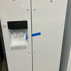 33” Inch White Sidexside Fridge