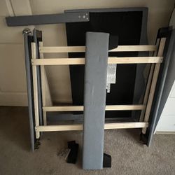 Twin Bed Frame With Mattress And Box Spring 