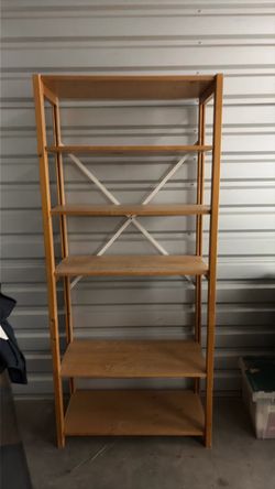 Wooden shelf