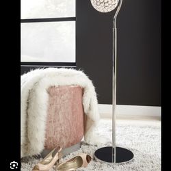 Vanity floor lamp and nightstand lamps