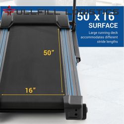 XTERRA Fitness TR200 Folding Treadmill: Xtrasoft Cushioned Deck, 5.5" LCD Display, 3 Manual Incline Levels