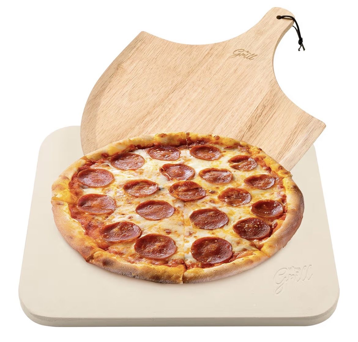 New Pizza Stone And Peel. For Oven & Grilling