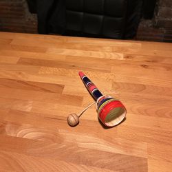 Wooden Cup & Ball Toy – Classic Hand-Eye Skill Game