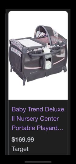 Baby Trend Deluxe II Nursery Center Portable playard