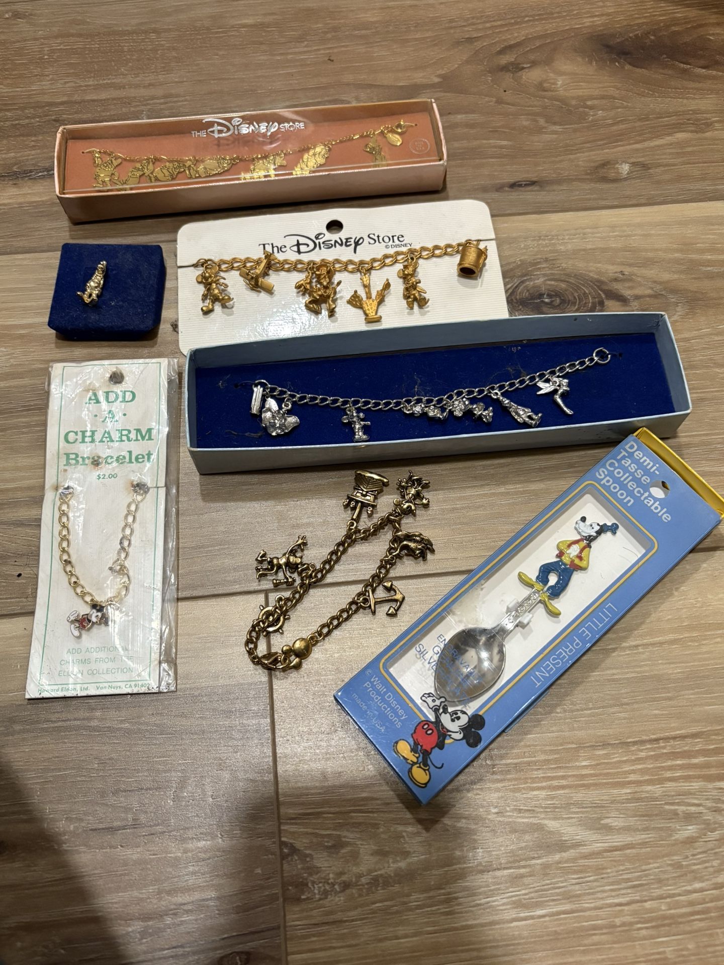 Vintage Disney Jewelry Bracelets Charms