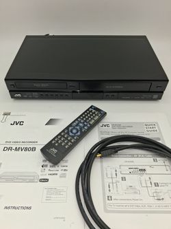 JVC,DVD Recorder/VCR with remote, manual and cable.  HDMI output. Works Great.