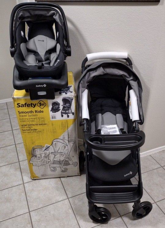 Brand New Safety 1st Smooth Ride Travel System - Monument