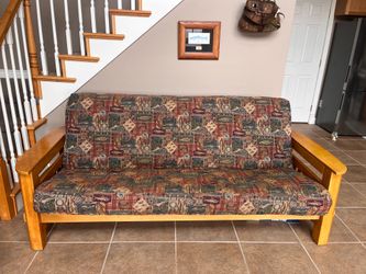 Solid Wood Full sized Futon $100 OBO