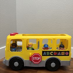 Fisher-Price Little People Toddler Learning Toy Big Yellow School Bus