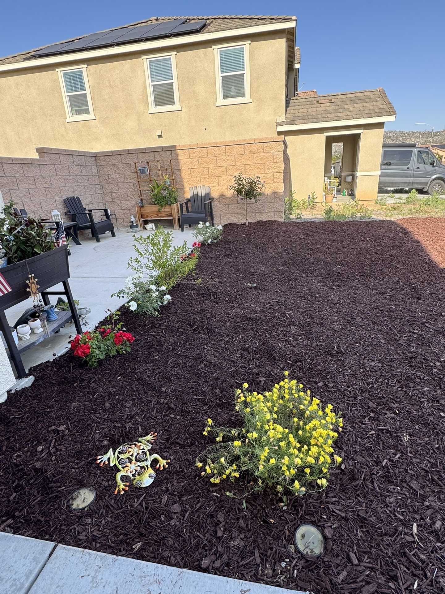 Mulch Installed
