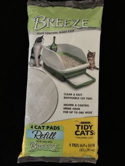 Tiddy Cats 4 Pack Breeze Cat Pads