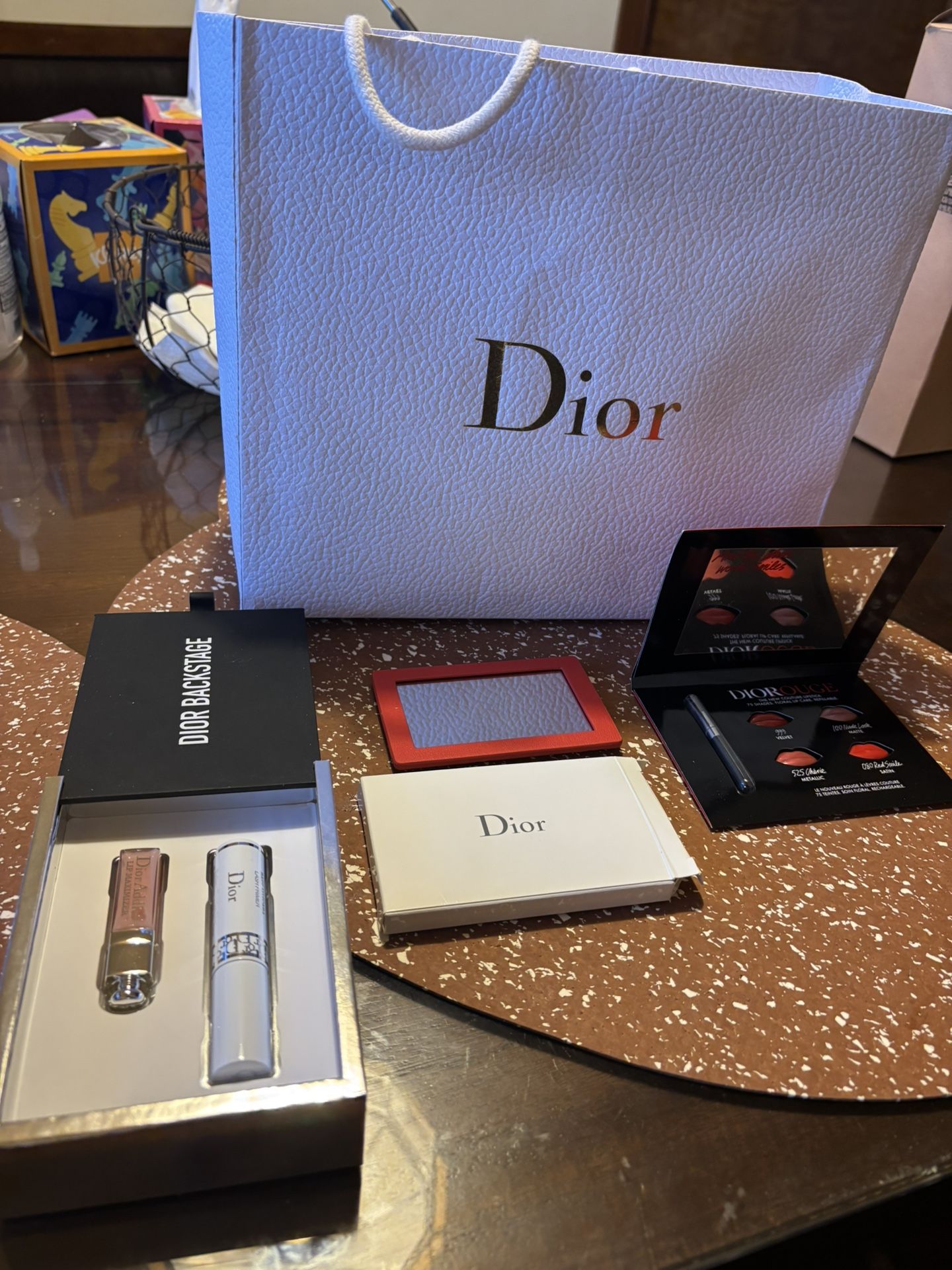 3 pc Christian Dior makeup set (New)