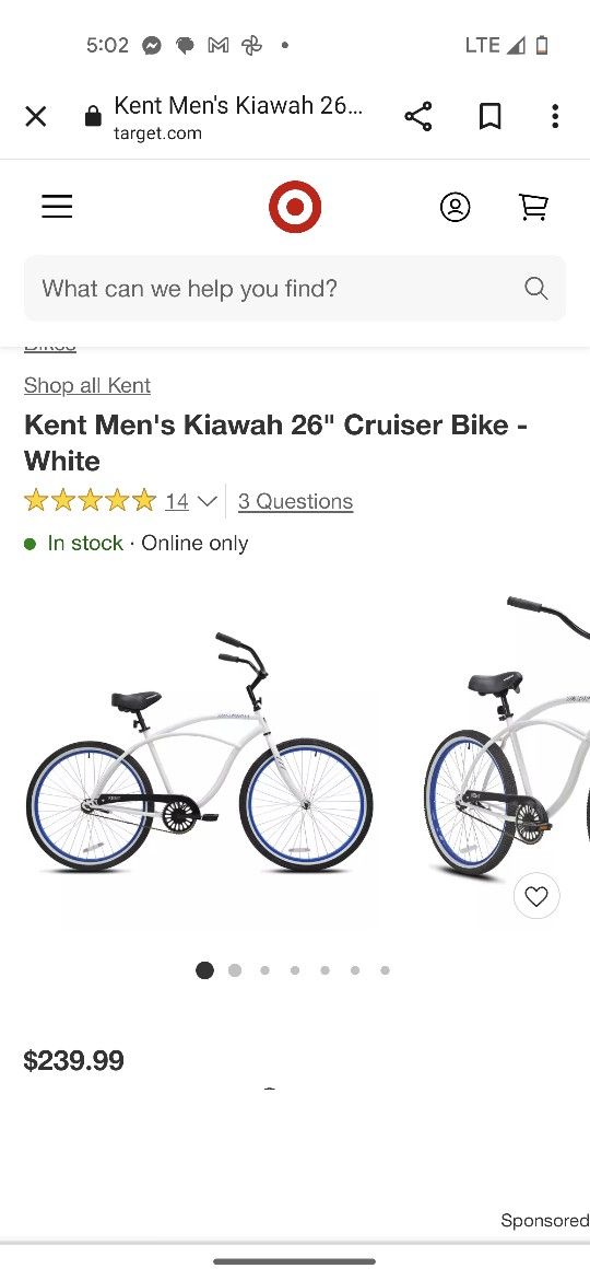 New 26" Mens Cruiser 