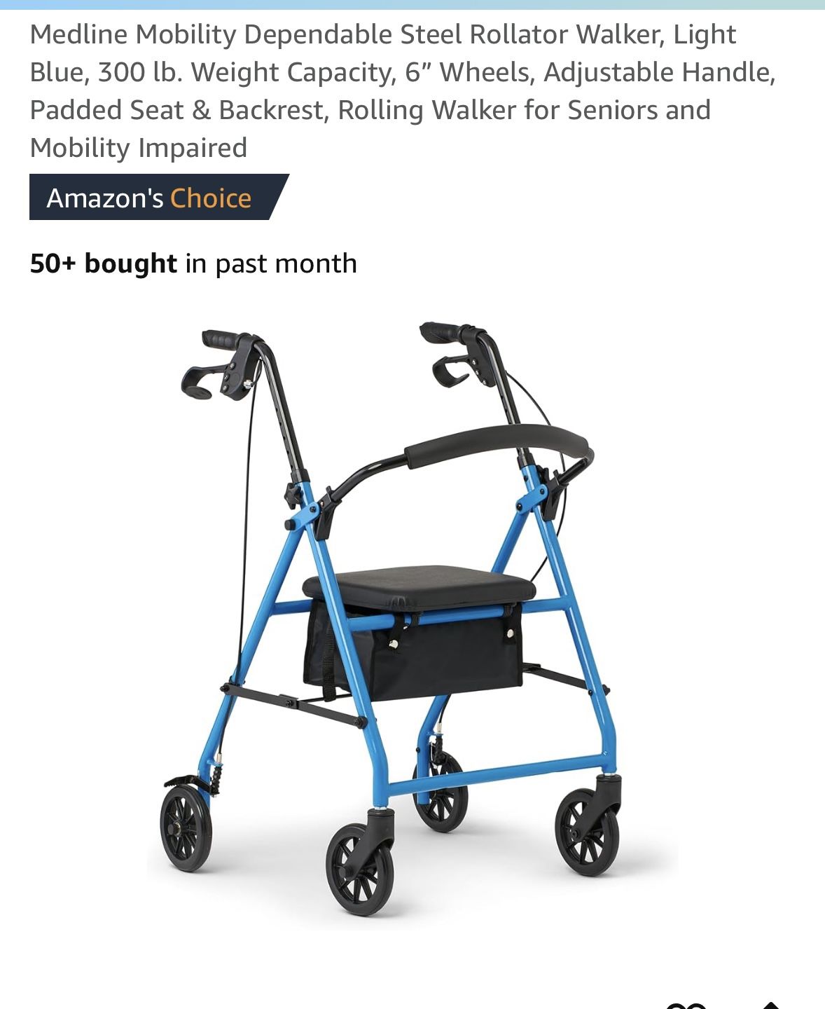 Walker by medical mobility